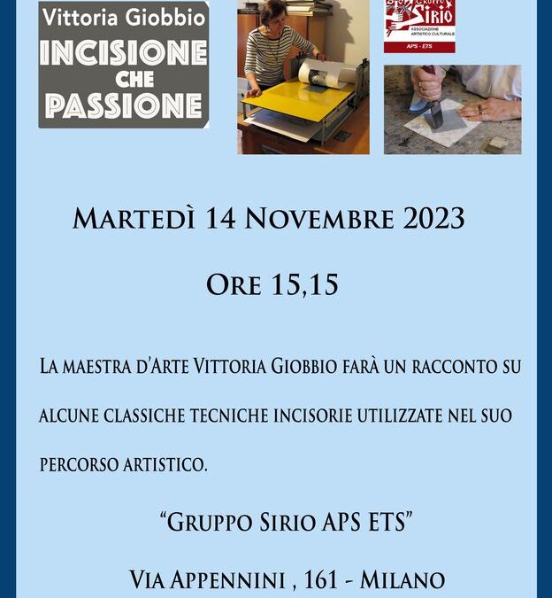 Incisione che passione