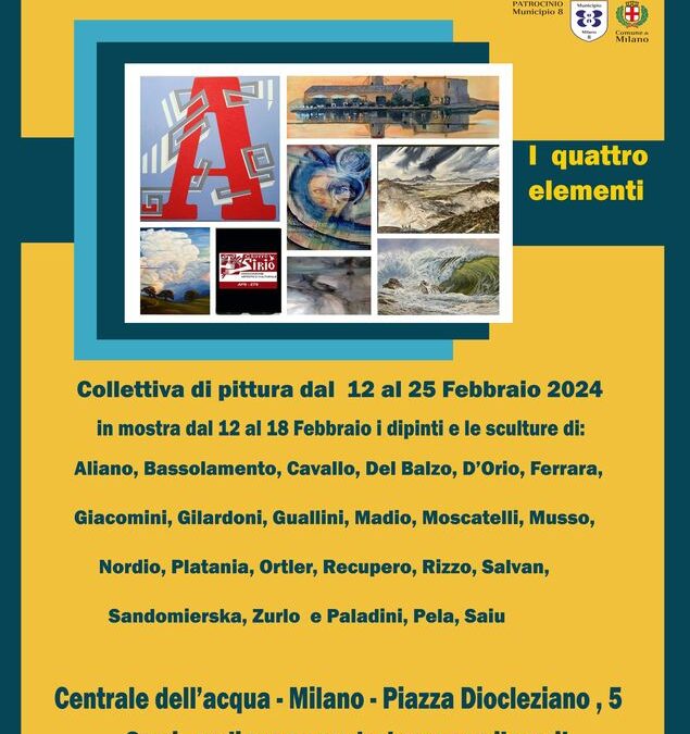 COLLETTIVA DI PITTURA dal 12 al 18 febbraio