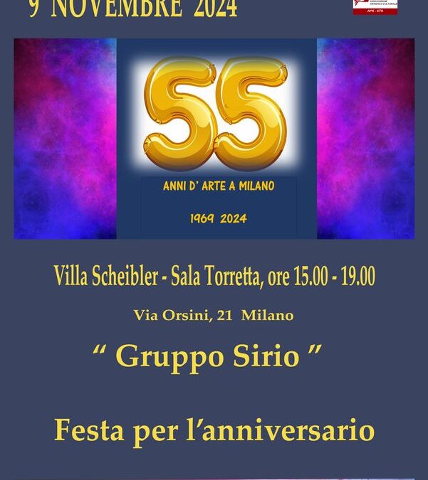 Il Gruppo Sirio compie 55 anni!