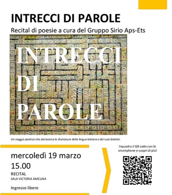 Intrecci di parole – recital di poesie