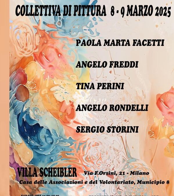 Collettiva di pittura – 8 e 9 marzo