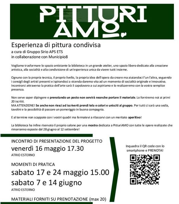 PitturiAmo – esperienza di pittura condivisa