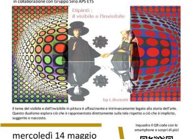 Il visibile e l’invisibile – conferenza del maestro Boriotti – 14 maggio