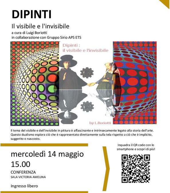 Il visibile e l’invisibile – conferenza del maestro Boriotti – 14 maggio