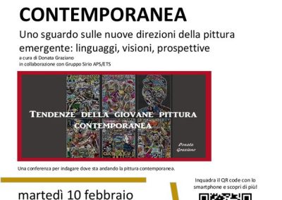 CONFERENZA: LE TENDENZE DELLA GIOVANE PITTURA CONTEMPORANEA