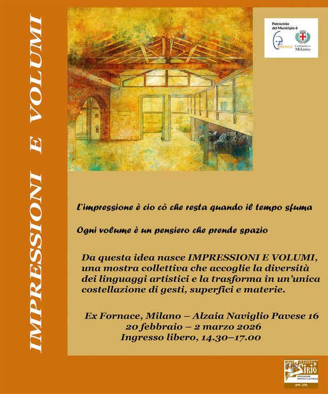 COLLETTIVA “IMPRESSIONI E VOLUMI”