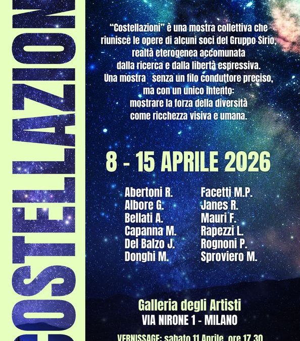 COSTELLAZIONI – MOSTRA COLLETTIVA 2