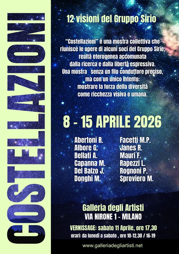 COSTELLAZIONI – MOSTRA COLLETTIVA 2