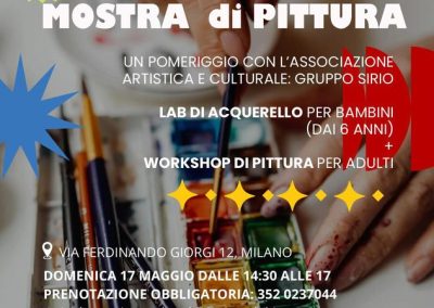 MOSTRA DI PITTURA SOCI SIRIO
