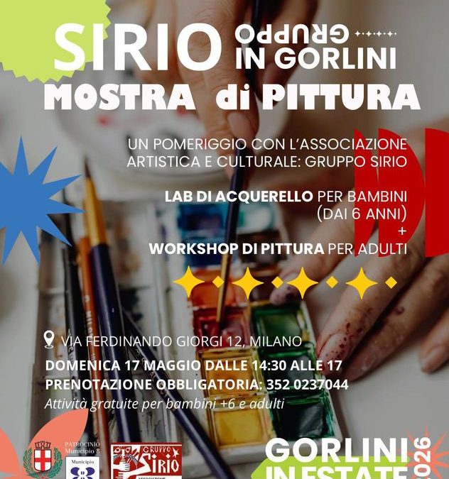 MOSTRA DI PITTURA SOCI SIRIO