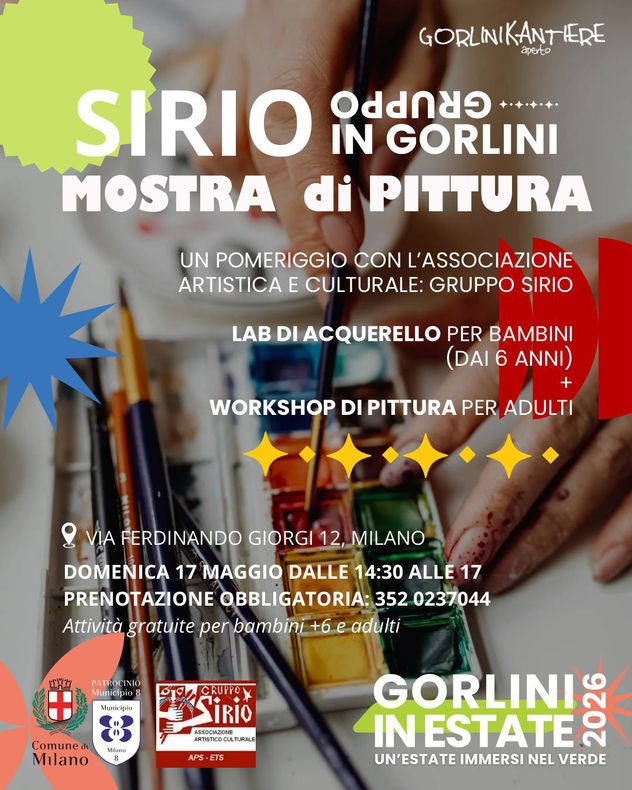MOSTRA DI PITTURA SOCI SIRIO